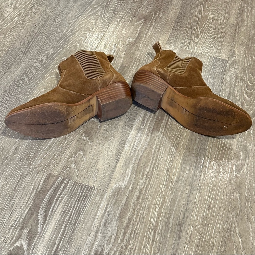 GAP Western Chelsea Boot Brown Ankle Booties - Picture 7 of 10